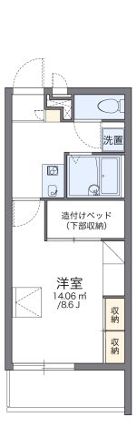 【間取り】 | レオパレスクレベール