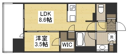 【間取り】 | ルミナス磨屋町