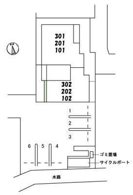 【区画図】 | フルールＫ　