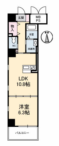 【間取り】 | ウエストサイド岡山