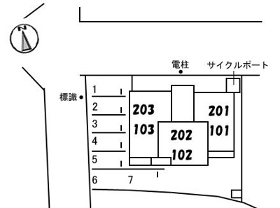 【駐車場】 | アムールＧ　