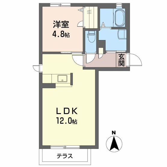 【間取り】 | アムールＧ　
