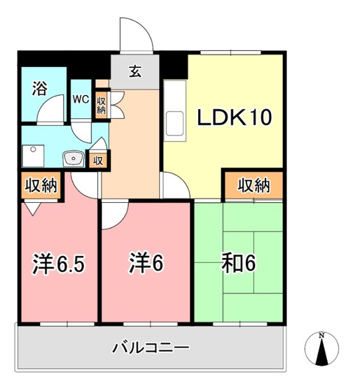 【間取り】 | 清幸マンション野田