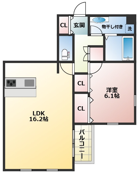 ベオークの間取り