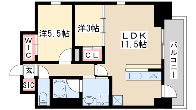 【間取り】 | シーズンフラッツ緑地公園