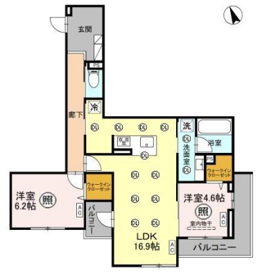 【間取り】 | クレール