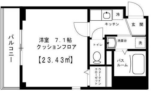 フローレスタナカの間取り|間取りです。