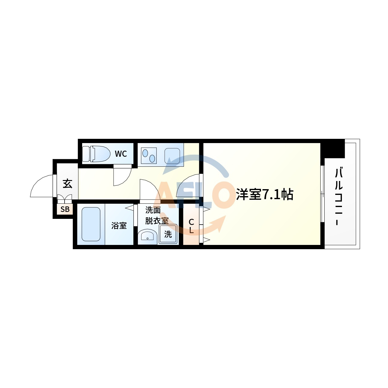 シャルールメゾン桃谷の間取り|シャルールメゾン桃谷　間取り