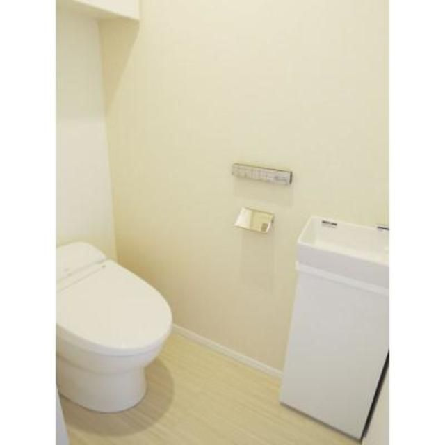 パークアクシス柏の葉のトイレ|落ち着いた色調のトイレです