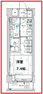 【間取り】 | ガリシア竹ノ塚