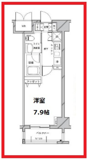【間取り】 | ライジングプレイス浅草参番館
