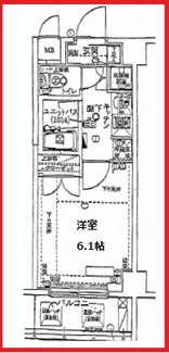 【間取り】 | エルヴィエントアース墨田吾妻