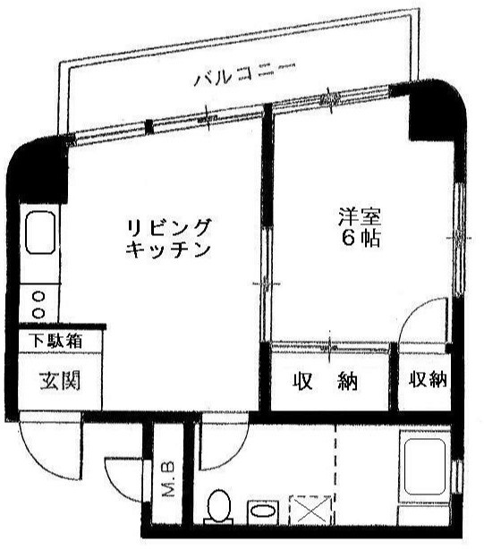 マンションVIP中野坂上の間取り