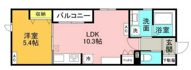 KamazawaKouenterrace　新築　ペット相談　駅近の間取り