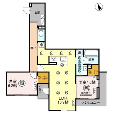 【間取り】 | クレール