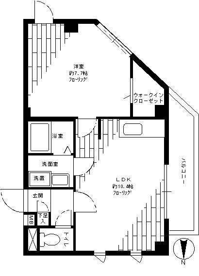 グランジャー深沢 の間取り