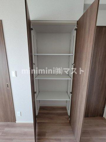 リバーガーデンタワー上町台筆ヶ崎の収納|別号室参考写真