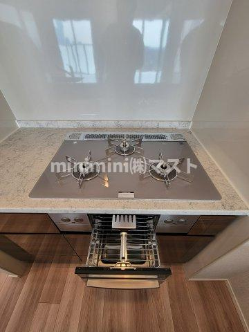 リバーガーデンタワー上町台筆ヶ崎のキッチン|別号室参考写真