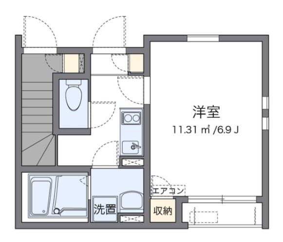 クレイノMKハイツの間取り