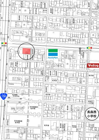 店舗付き住宅　北一色2丁目の地図
