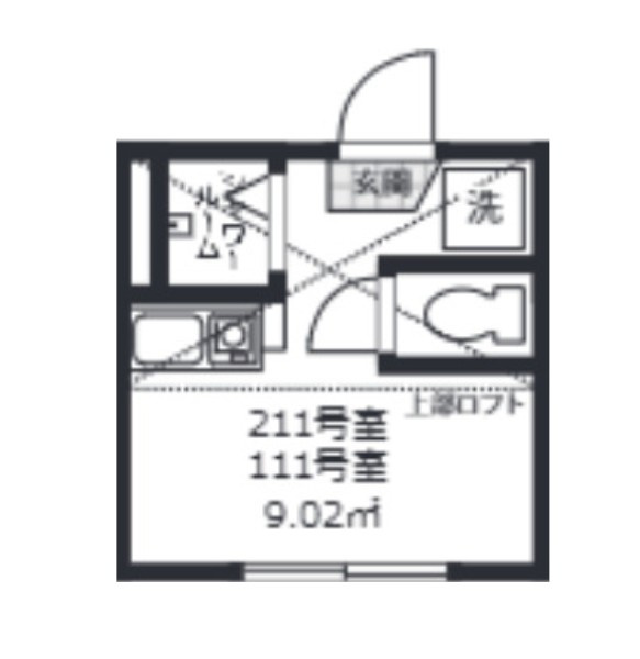 アミティエ東小岩の間取り