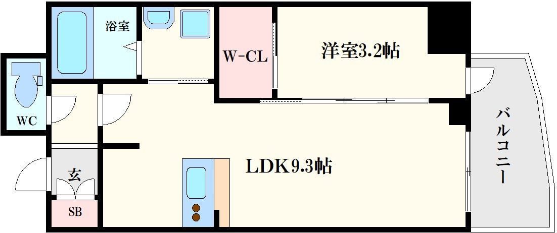 セレニテ堺筋本町リアンの間取り