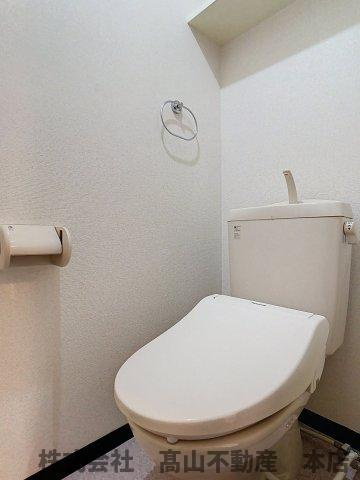 宗像市石丸１丁目の賃貸マンションのトイレ