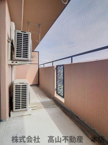 宗像市石丸１丁目の賃貸マンションのバルコニー