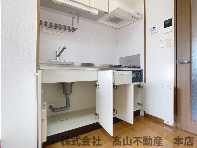 宗像市石丸１丁目の賃貸マンションのキッチン