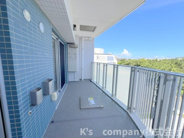 茅ヶ崎市汐見台　リストレジデンス茅ヶ崎海岸のバルコニー|プランターを置いて家庭菜園も楽しめます◇