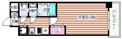 【間取り】 | アドバンス大阪ベイパレス
