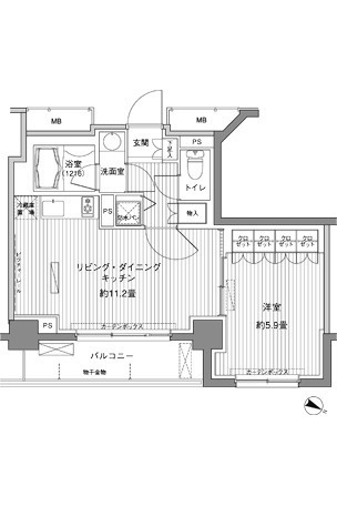 【間取り】 | ヒューリックレジデンス茗荷谷