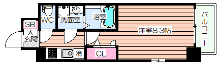 【間取り】 | エスリードレジデンス弁天町グランデ