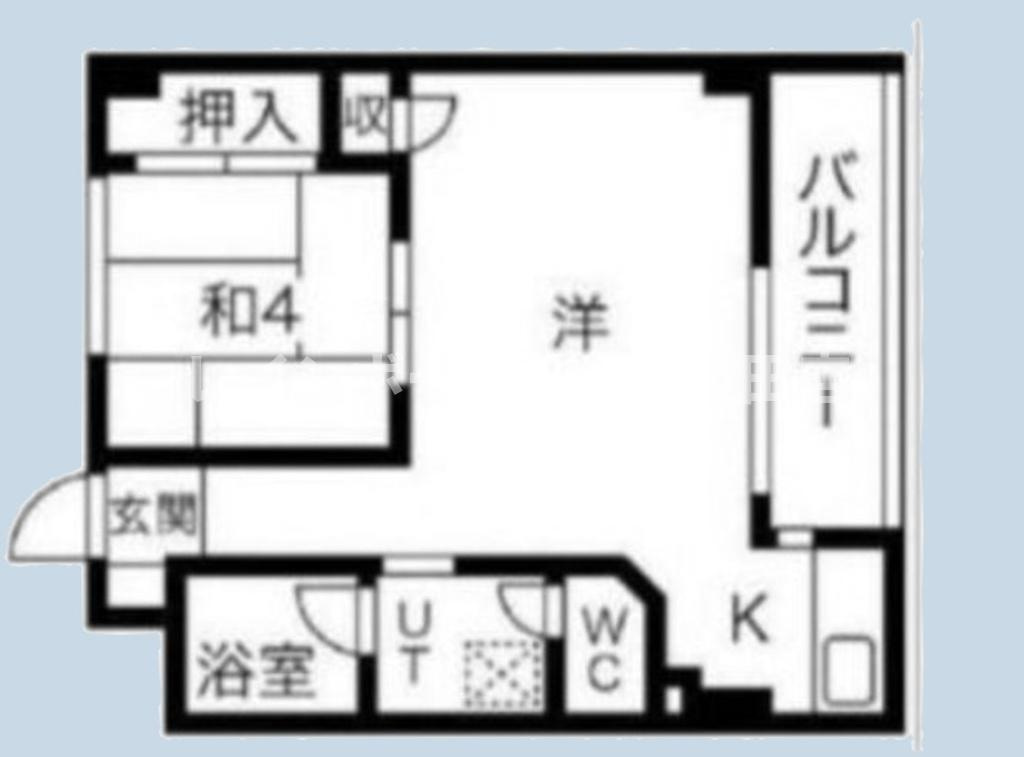 シャロン本厚木※初期費用分割あと払いサービス利用可能の間取り
