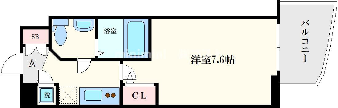 セレニテ堺筋本町リアンの間取り