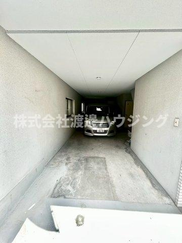 門真市岸和田3丁目一戸建の駐車場|駐車2台可