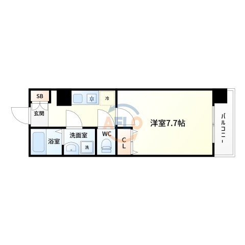 パセオ十三東の間取り|パセオ十三東　間取り