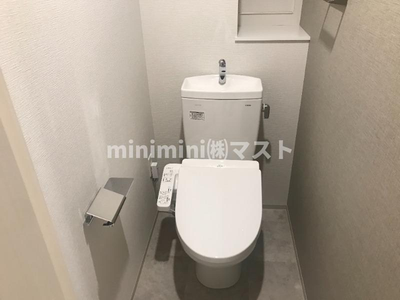 大阪市西区立売堀３丁目の賃貸マンションのトイレ