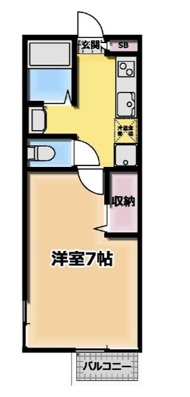 モノロカーレ　ルーチェの間取り