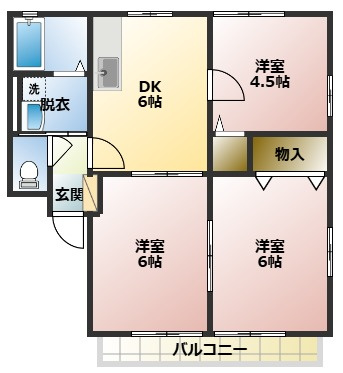 【間取り】 | アプリコットⅡ
