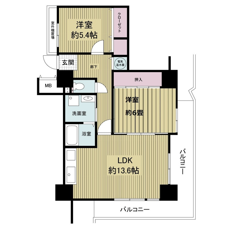 フォレステージュ谷町の間取り|フォレステージュ谷町　間取り