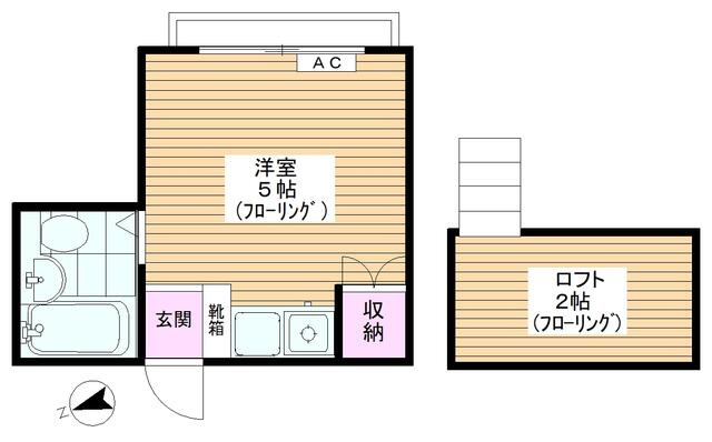 人気のロフト（２帖）付です。