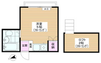 人気のロフト（２帖）付です。