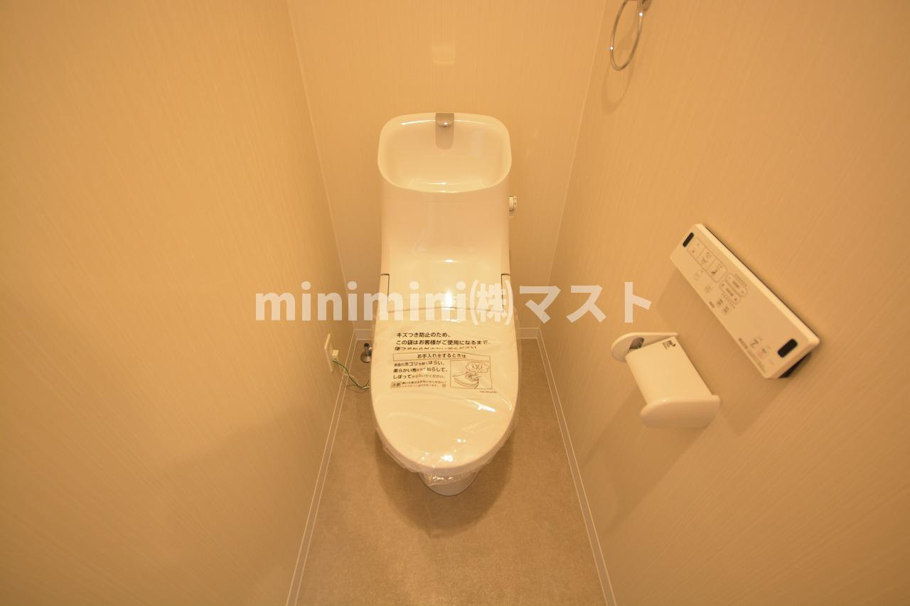 大阪市港区弁天３丁目の賃貸マンションのトイレ