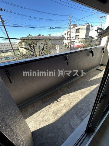大阪市港区八幡屋１丁目の賃貸マンションのバルコニー