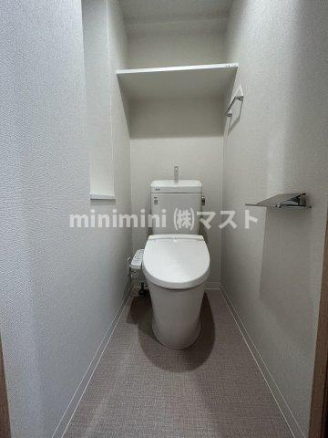 大阪市港区八幡屋１丁目の賃貸マンションのトイレ