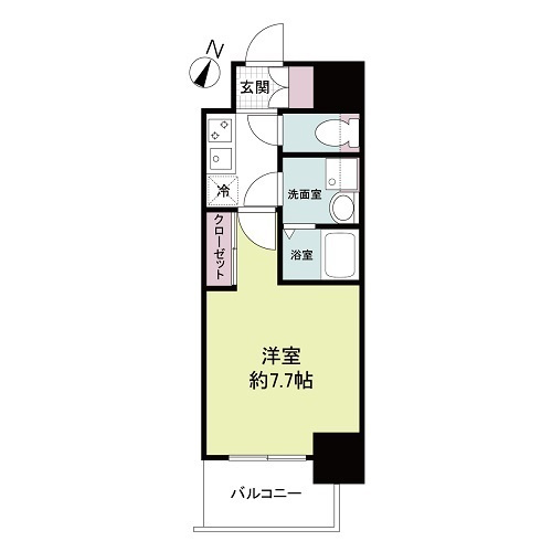 大阪市港区波除２丁目の賃貸マンションの間取り