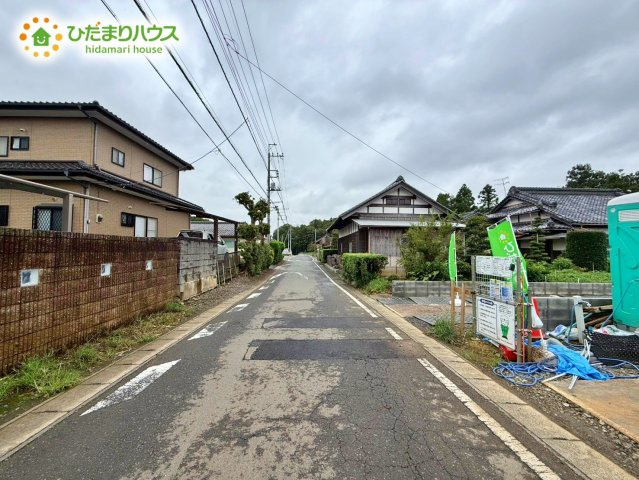 常陸太田市瑞龍町第1　新築戸建　2号棟の前面道路含む現地写真|閑静な住宅地で叶える穏やかな新生活☆彡
