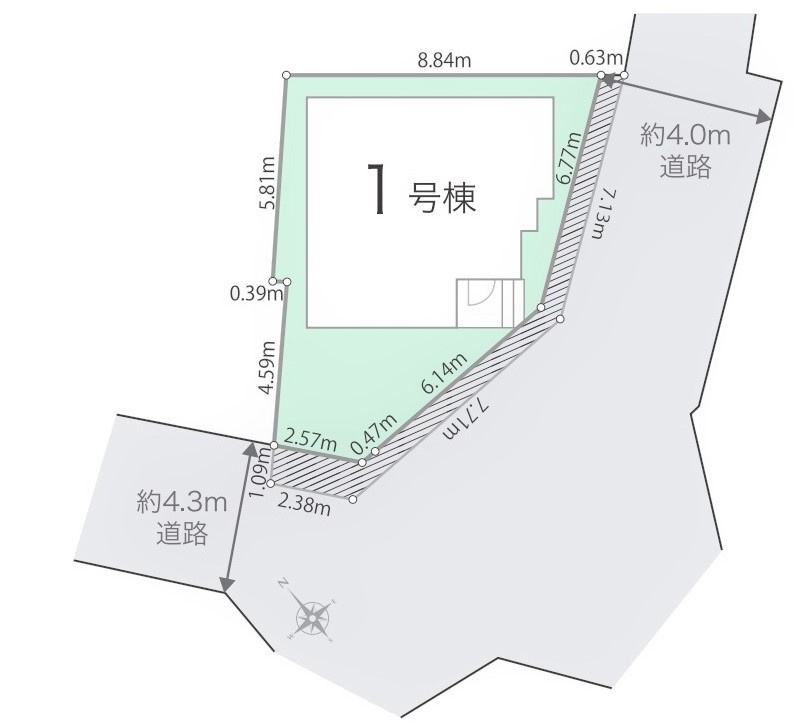 東村山市諏訪町2丁目01期　全1棟　1号棟