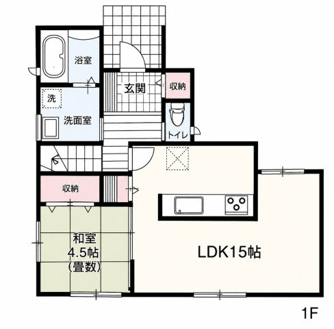 川越市南大塚4丁目　12号棟の間取り|1F